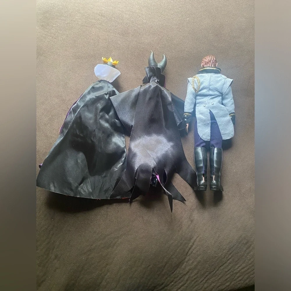 3 villain set - evil queen, maleficiant, and Hans